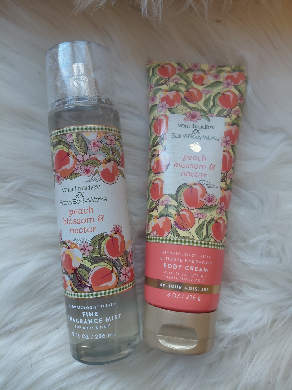 Peach Blossom & Nectar Fine Fragrance Mist & Body Cream